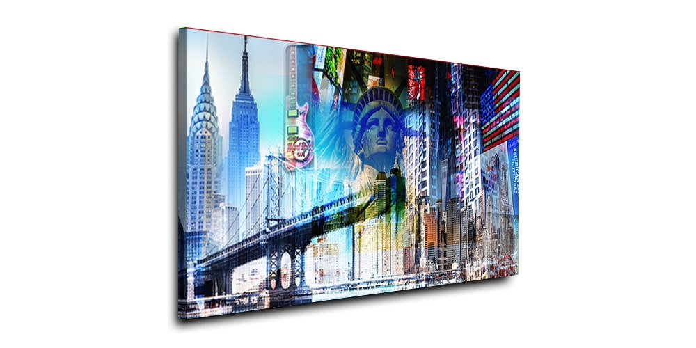 New York die Format XL für Panorama Kunst im Collage